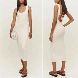 NWT REFORMATION Nero Knit Dress Size XL $148